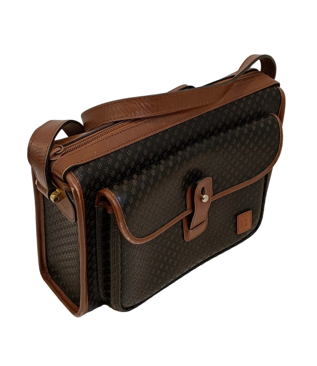 Bally Shoulder Bag-Black Leather