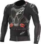 Alpinestars 6506520-13 Bionic Tech V2 Protection Jacket, Black/Red, Size-Large