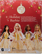 2023 Holiday Barbie Doll Blonde Hair 35th Anniversary Mattel