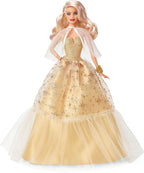 2023 Holiday Barbie Doll Blonde Hair 35th Anniversary Mattel