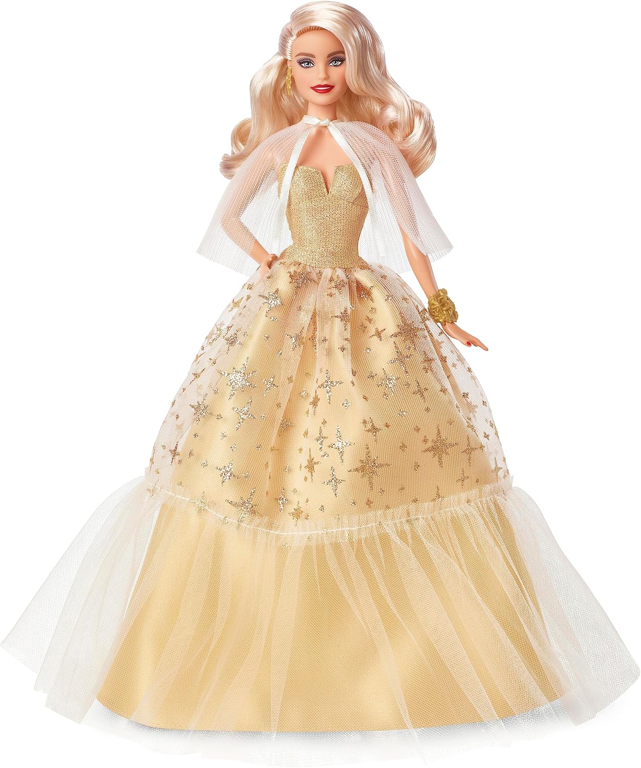 2023 Holiday Barbie Doll Blonde Hair 35th Anniversary Mattel