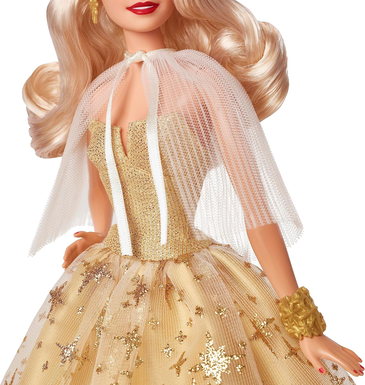 2023 Holiday Barbie Doll Blonde Hair 35th Anniversary Mattel