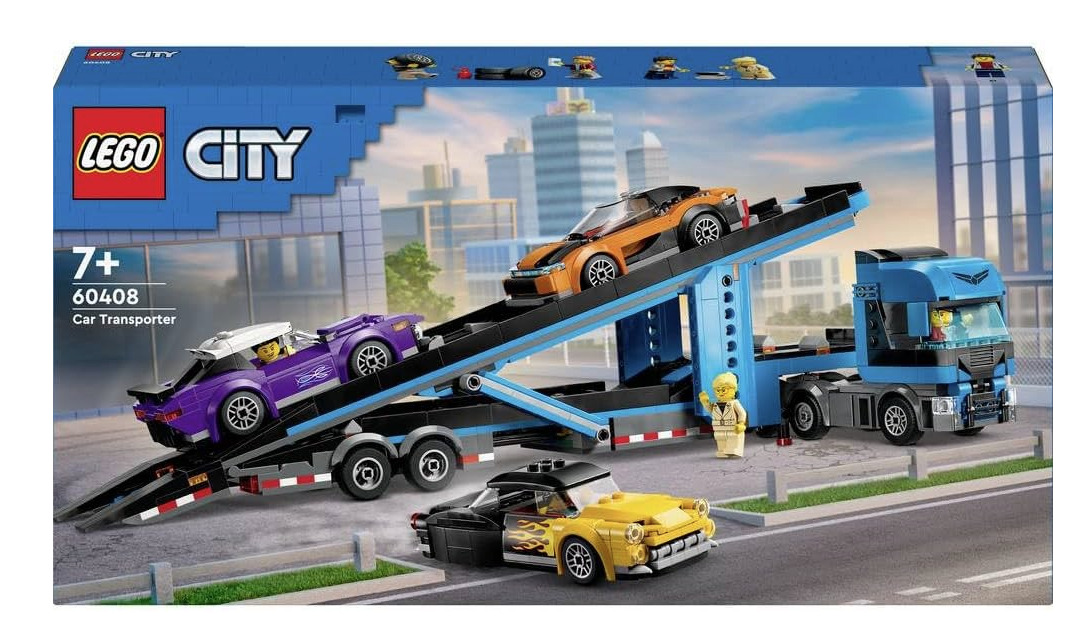 Lego City Car Transporter Truck With Sports Car 998 Pcs Main image