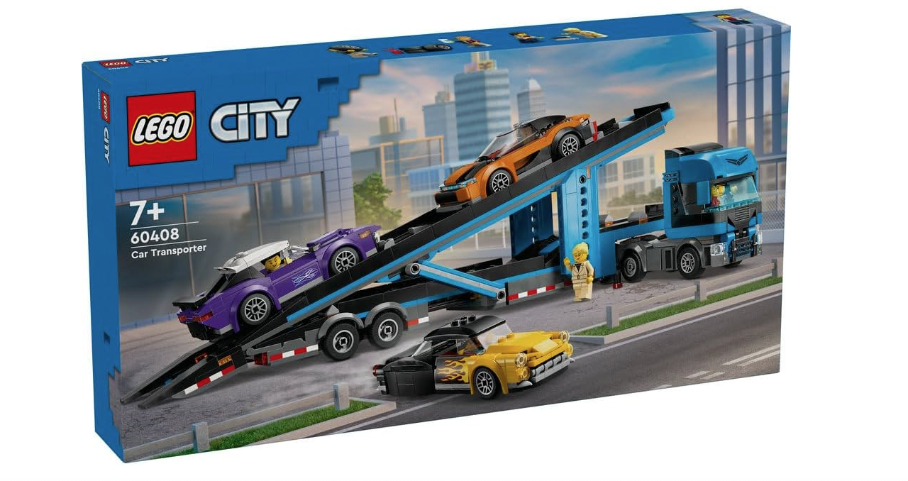 Lego City Car Transporter Truck With Sports Car 998 Pcs Main image