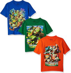 Nickelodeon Teenage Mutant Ninja Turtles Boys' 3 Pack T-Shirt
