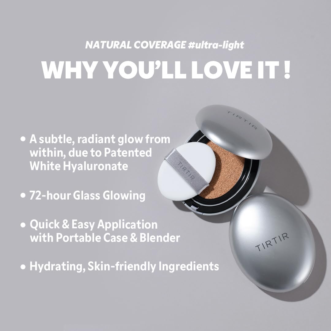 TirTir Mask Fit Aura Silver Cushion, #51N Fudge