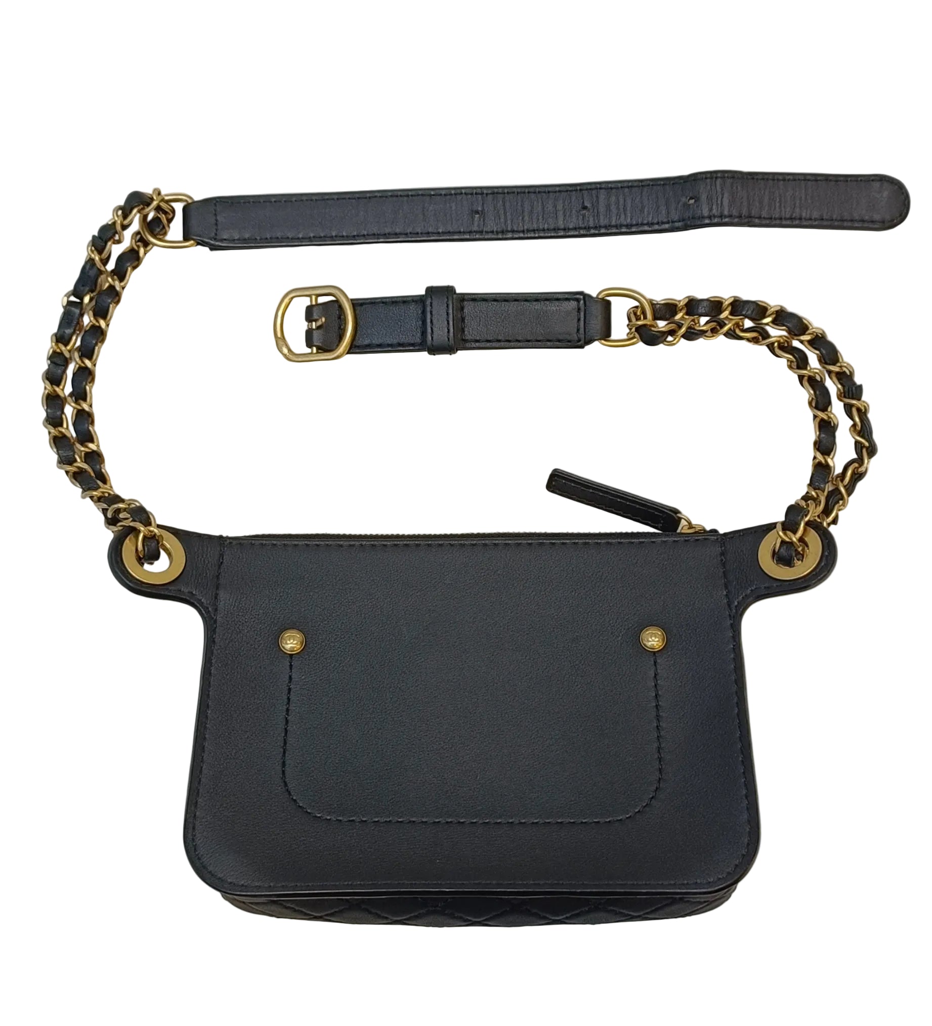 Chanel Waist Pouch-Leather Black Secondary image