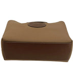 Hunting World Tote Bag-Brown Cnv & Leather