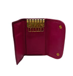Miu Miu Key Case-Pink Leather