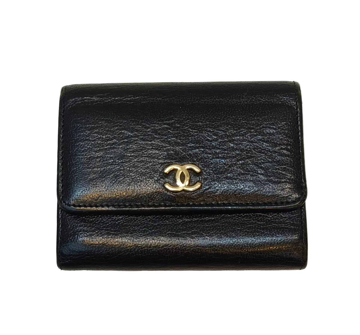 Chanel Wallet-Leather Black Main image