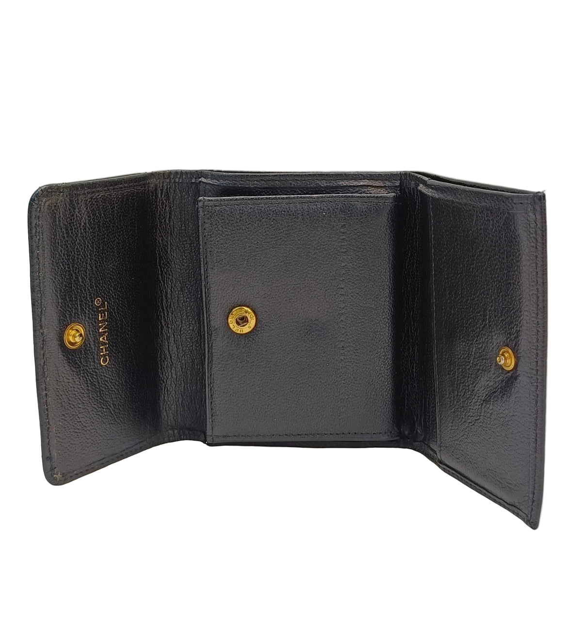 Chanel Wallet-Leather Black