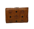 MCM Wallet-Brown Cognac Visetos Leather