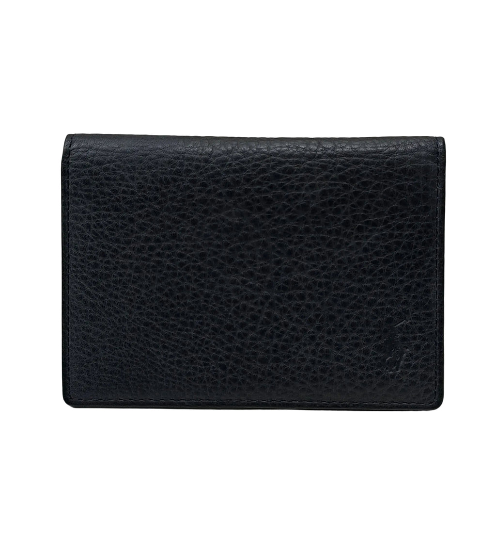Polo Ralph Lauren-Card Case Black Leather