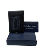 Polo Ralph Lauren-Card Case Black Leather
