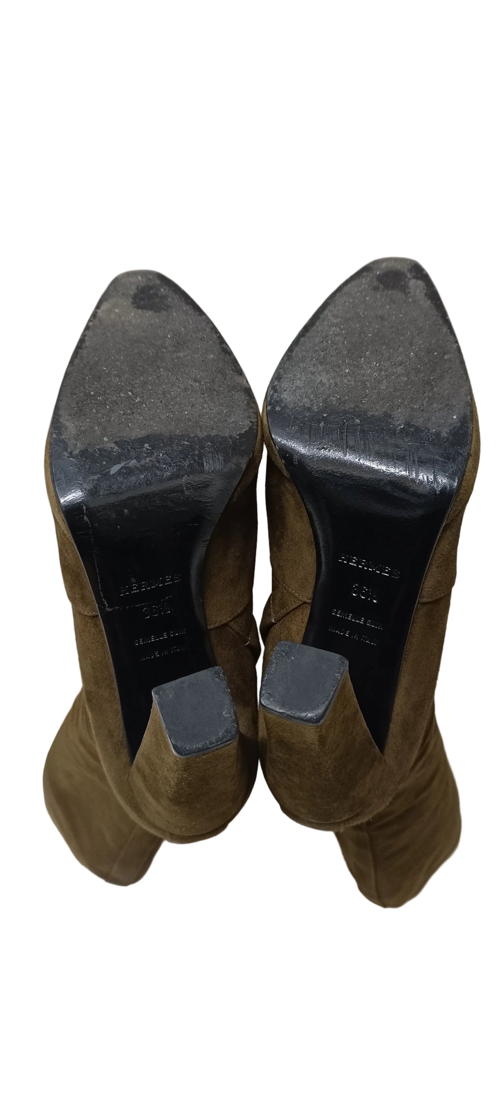 Hermes  Boots Brown-Size 36.5 Side Zip