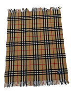 Burberry Shawl-Cotton Brown-Black-Red