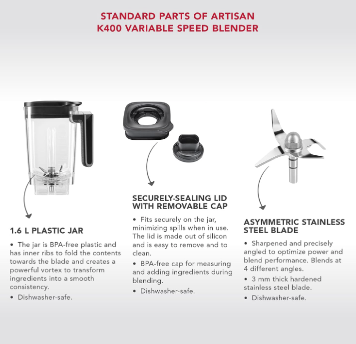 Kitchenaid K400 Stand Blender