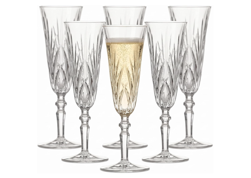 Nachtmann Lead Free Crystal Champagne Glass Set Of 6 Main image