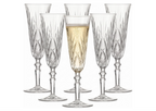 Nachtmann Lead Free Crystal Champagne Glass Set Of 6