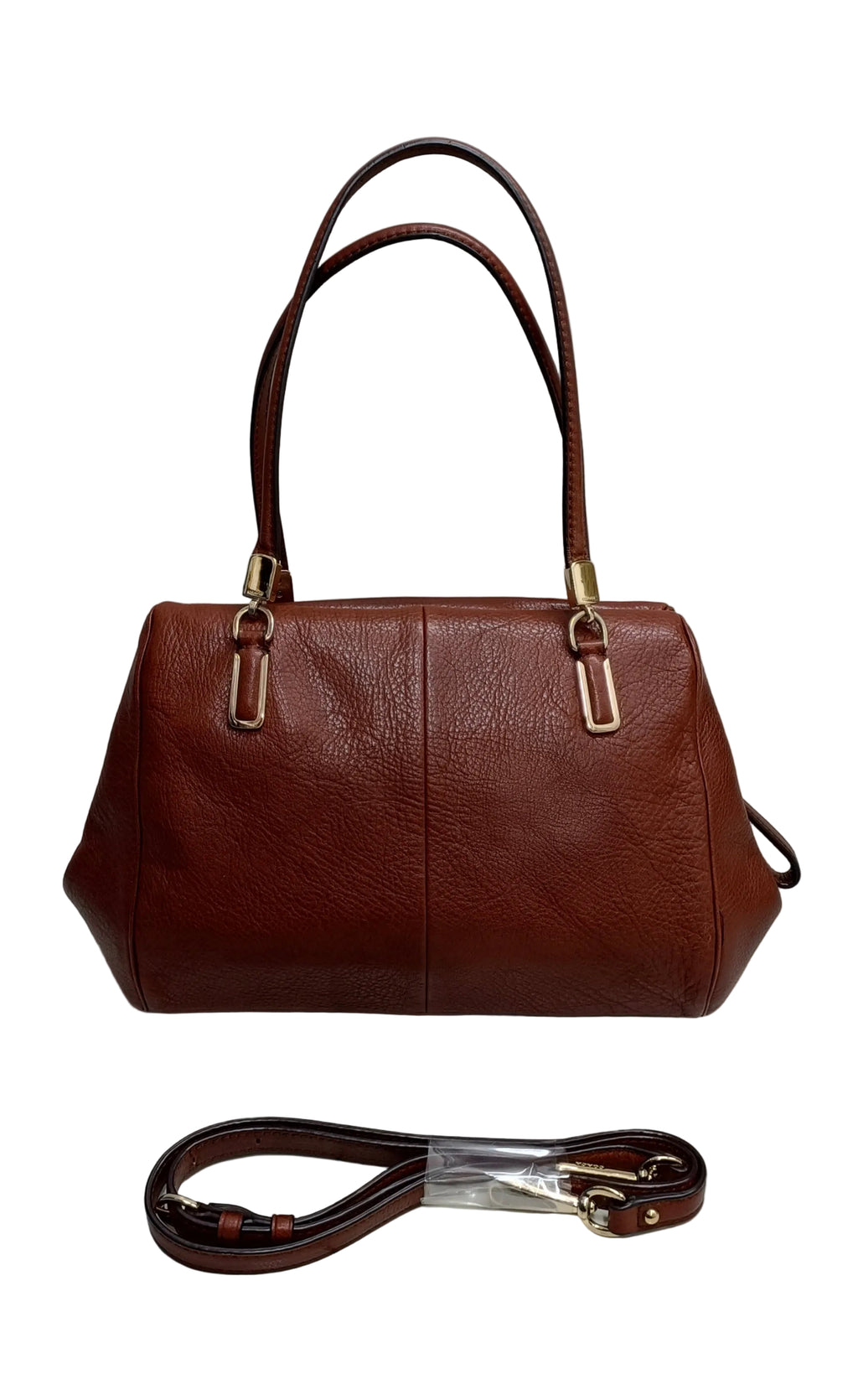 Coach Tote Bag-Brown Leather 2Way