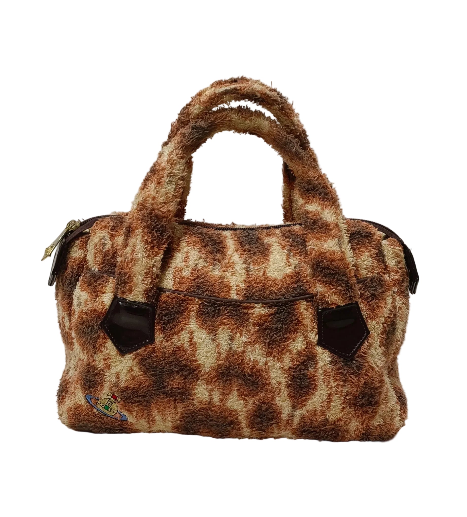 Vivienne Westwood Tote Bag-Brown-Animal Print Secondary image