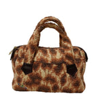 Vivienne Westwood Tote Bag-Brown-Animal Print