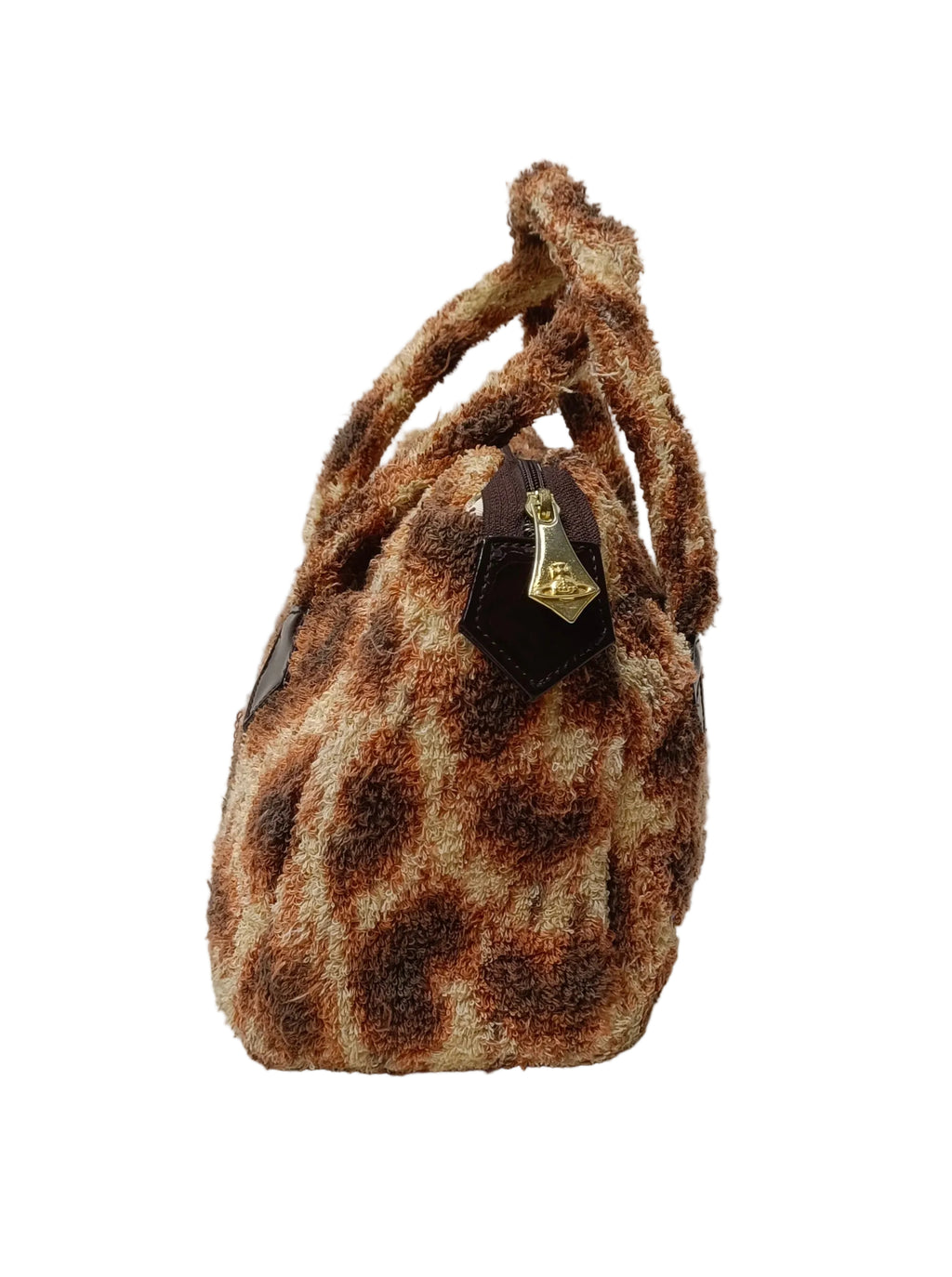 Vivienne Westwood Tote Bag-Brown-Animal Print