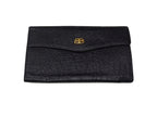 Balenciaga Long Wallet-Black Leather