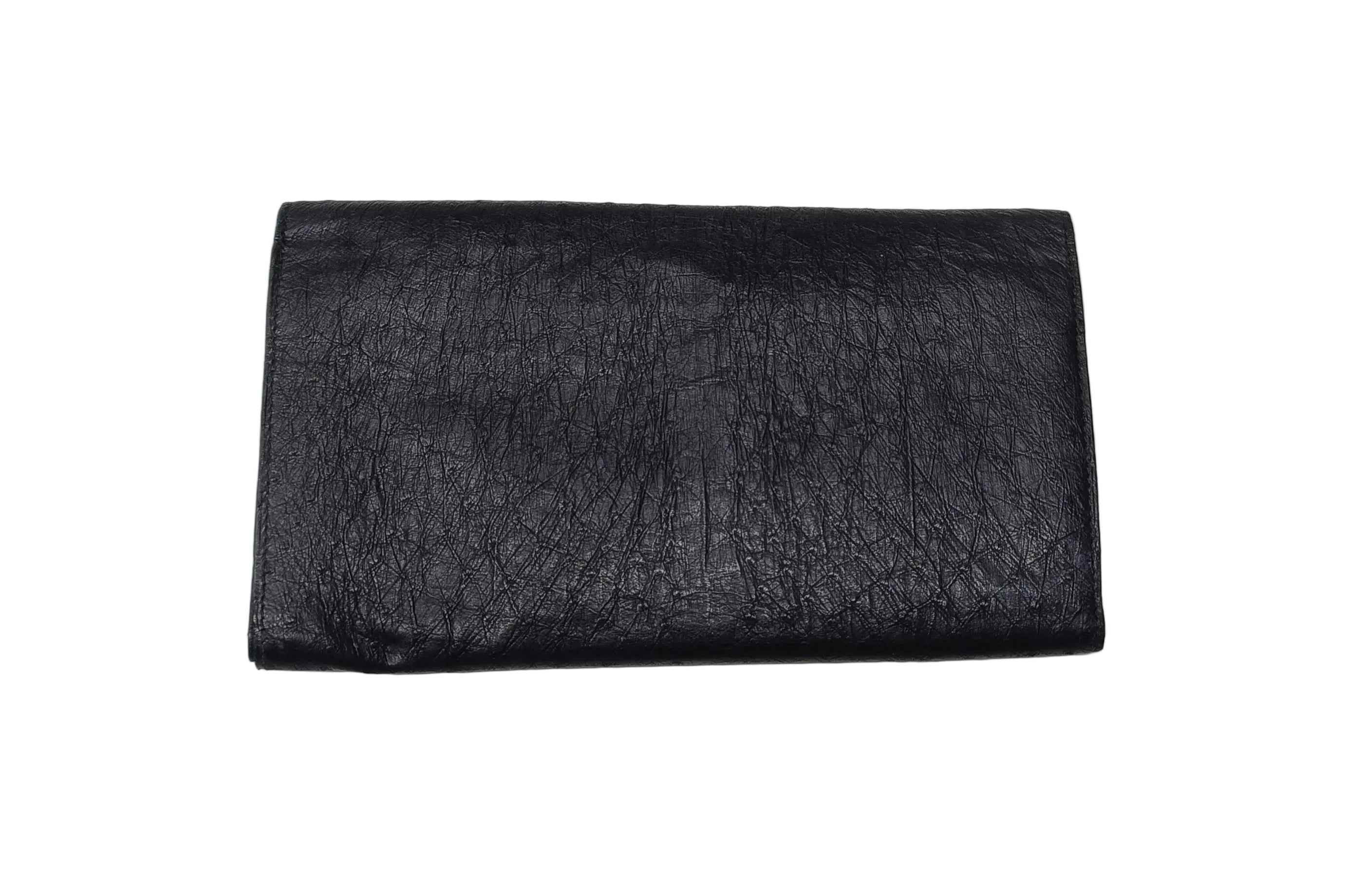 Balenciaga Long Wallet-Black Leather Secondary image