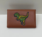 Coach Coin Case-Brown Leather