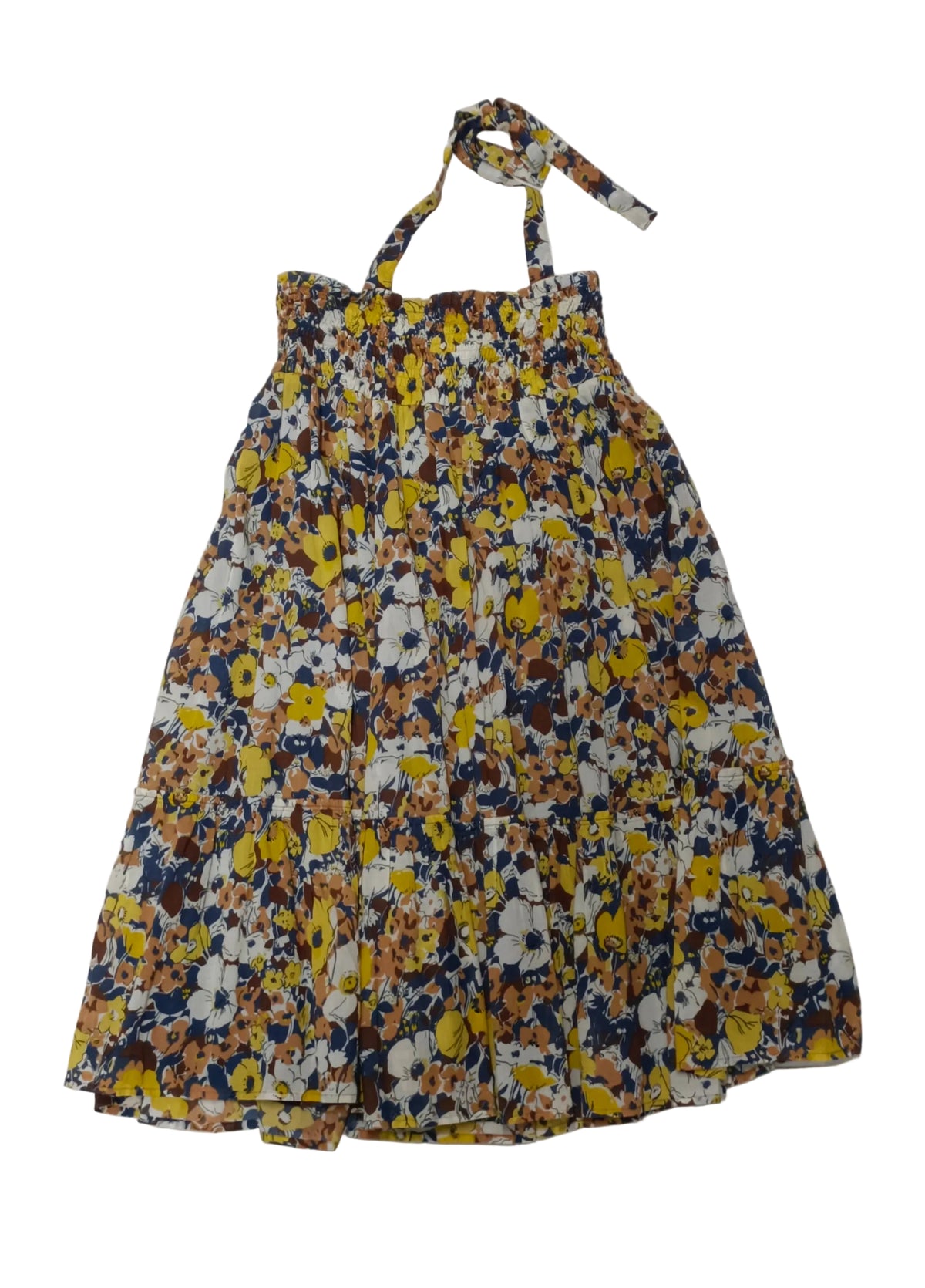 Burberry Blue Label Skirt-Yellow Floral Size 38
