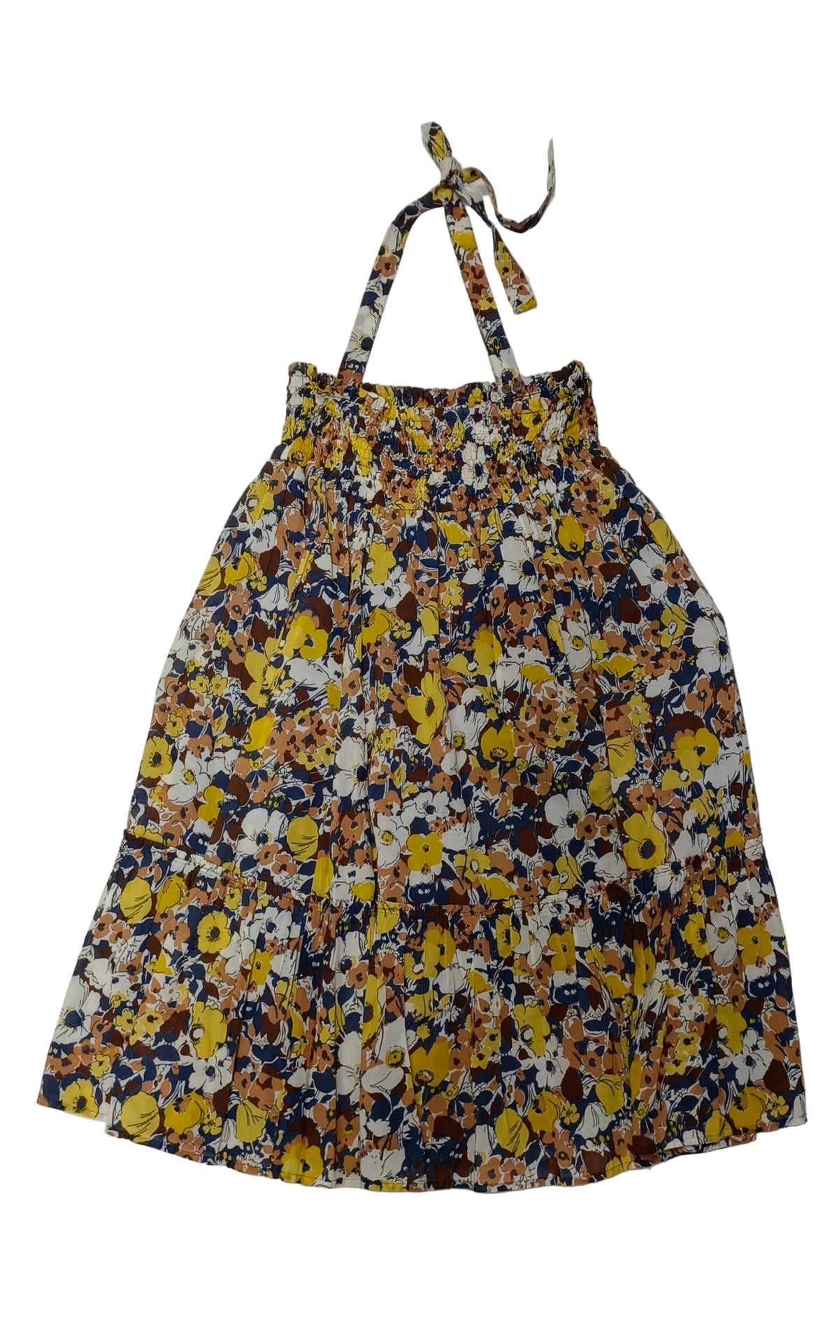 Burberry Blue Label Skirt-Yellow Floral Size 38