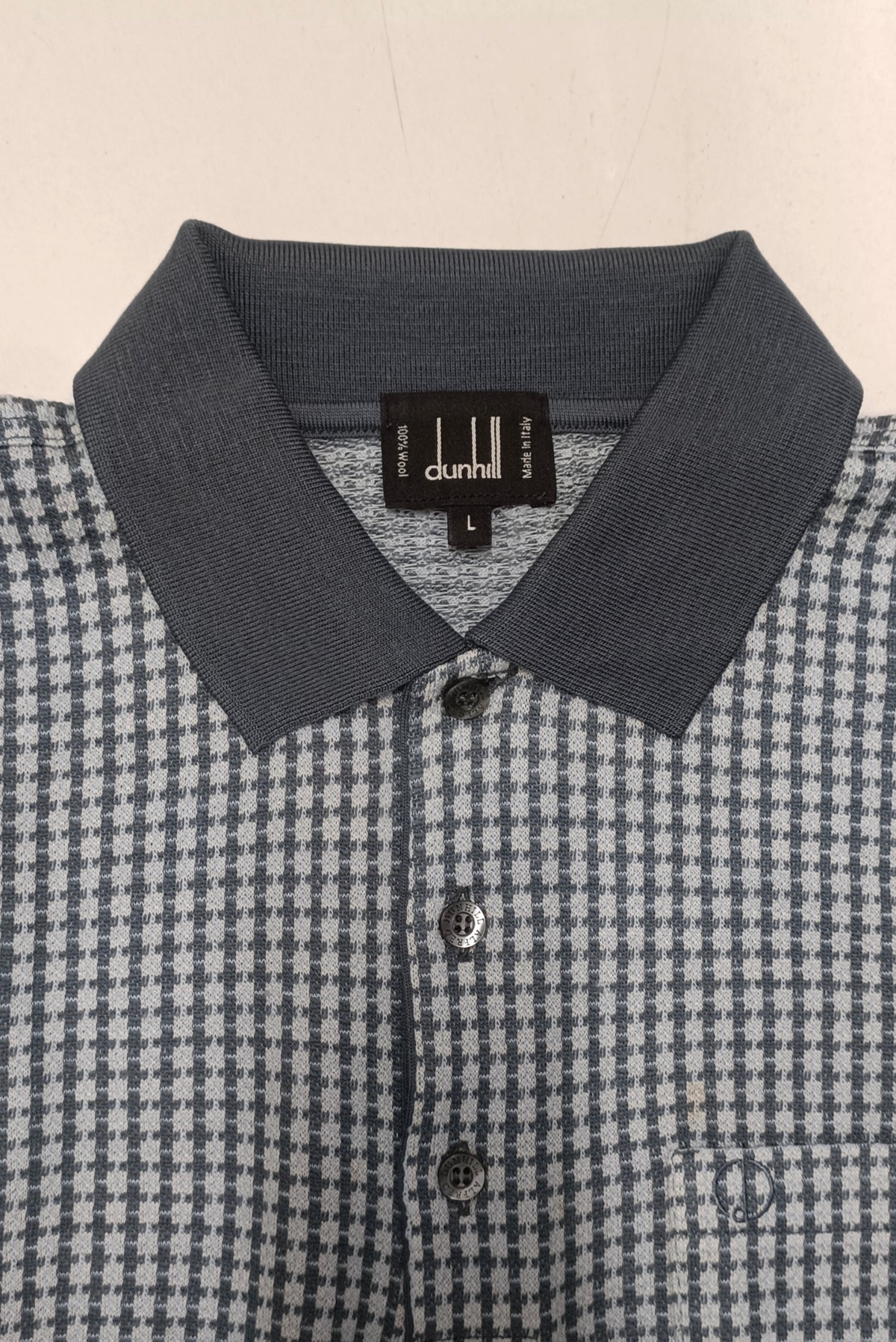 Dunhill Long Sleeve Shirt-Size L