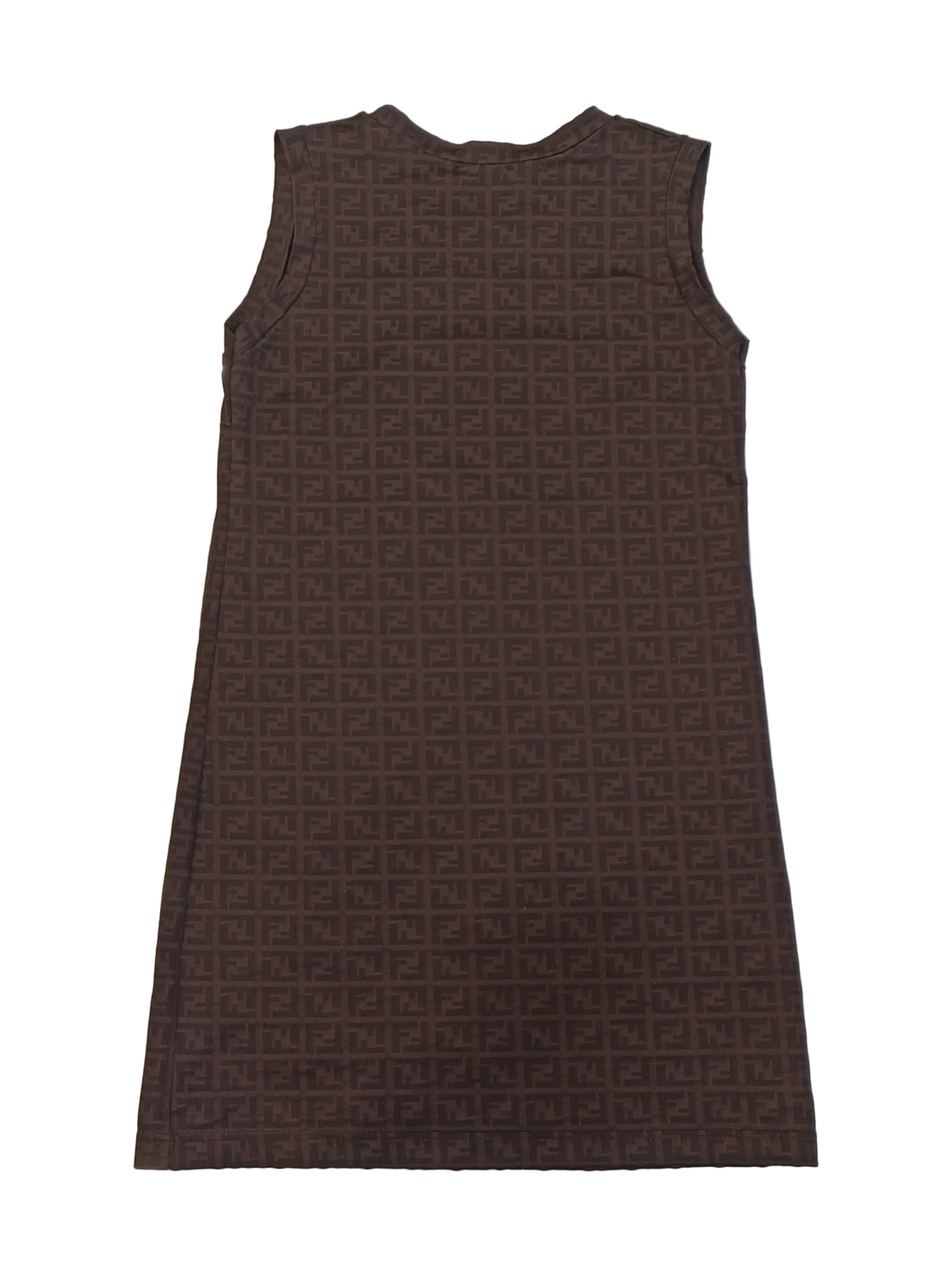 Fendi Dress Sleeveless-Brown Size 42 Secondary image