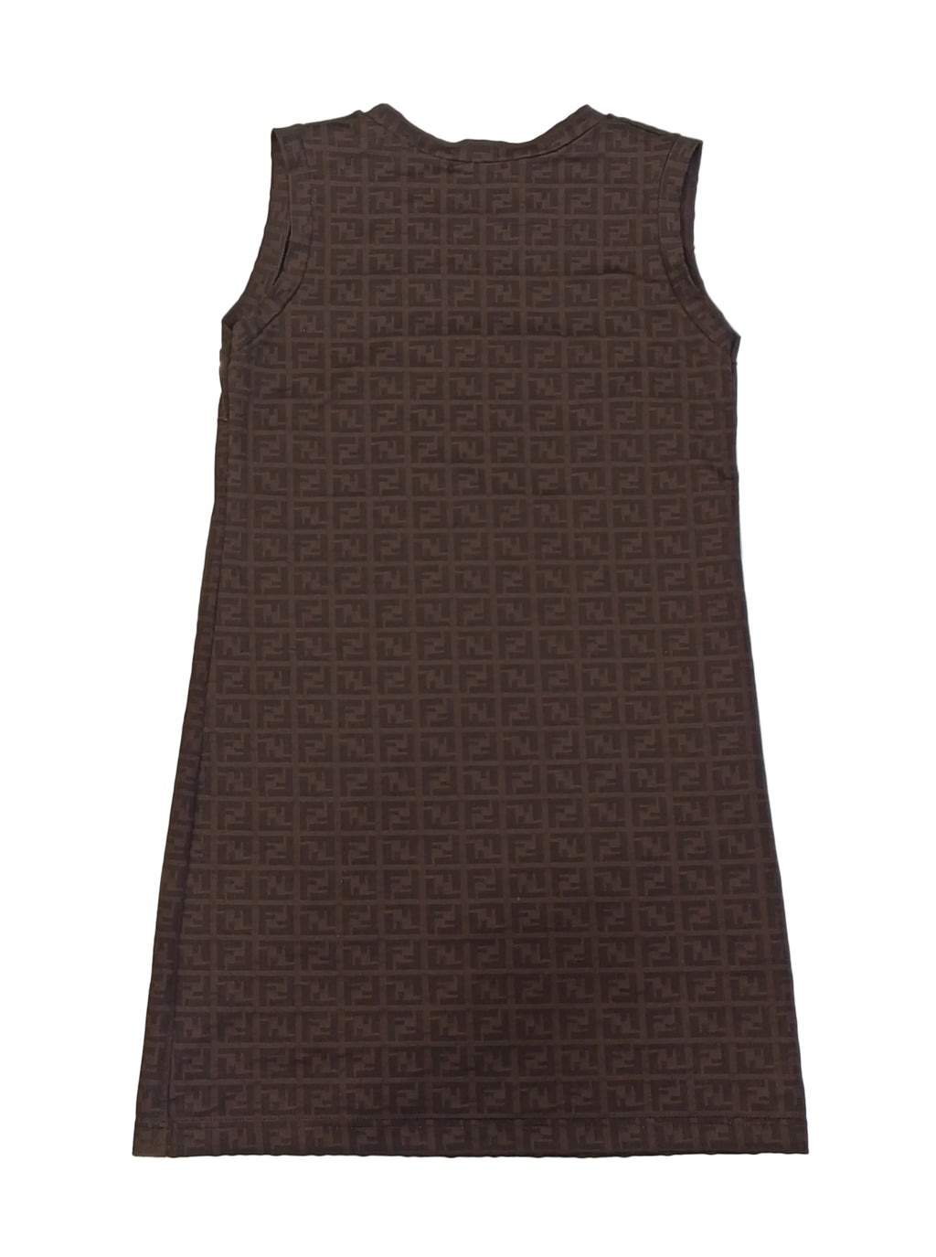 Fendi Dress Sleeveless-Brown Size 42