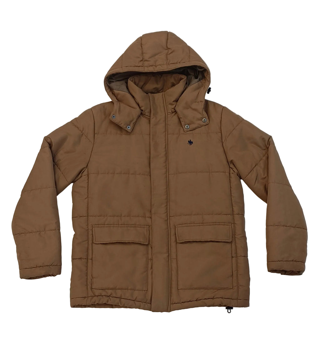 Polo Coat-Brown Size L