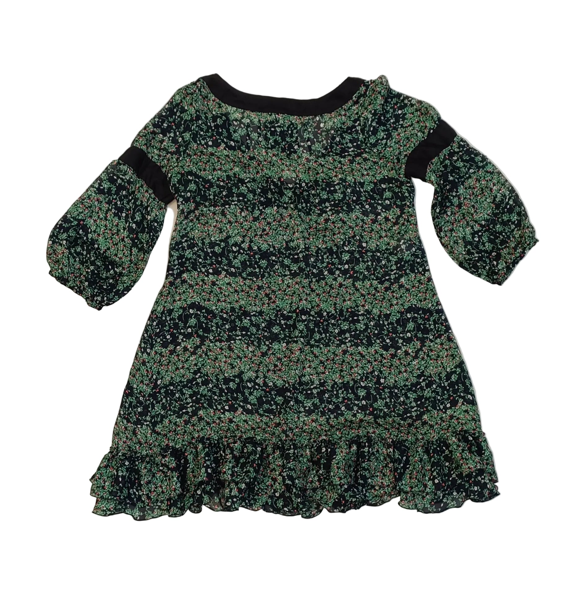 Prideglide Dress With Inner Skirt-Green Black Size 38 Secondary image