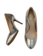 Coach Heels 8.3cm-Silver Size 36.5