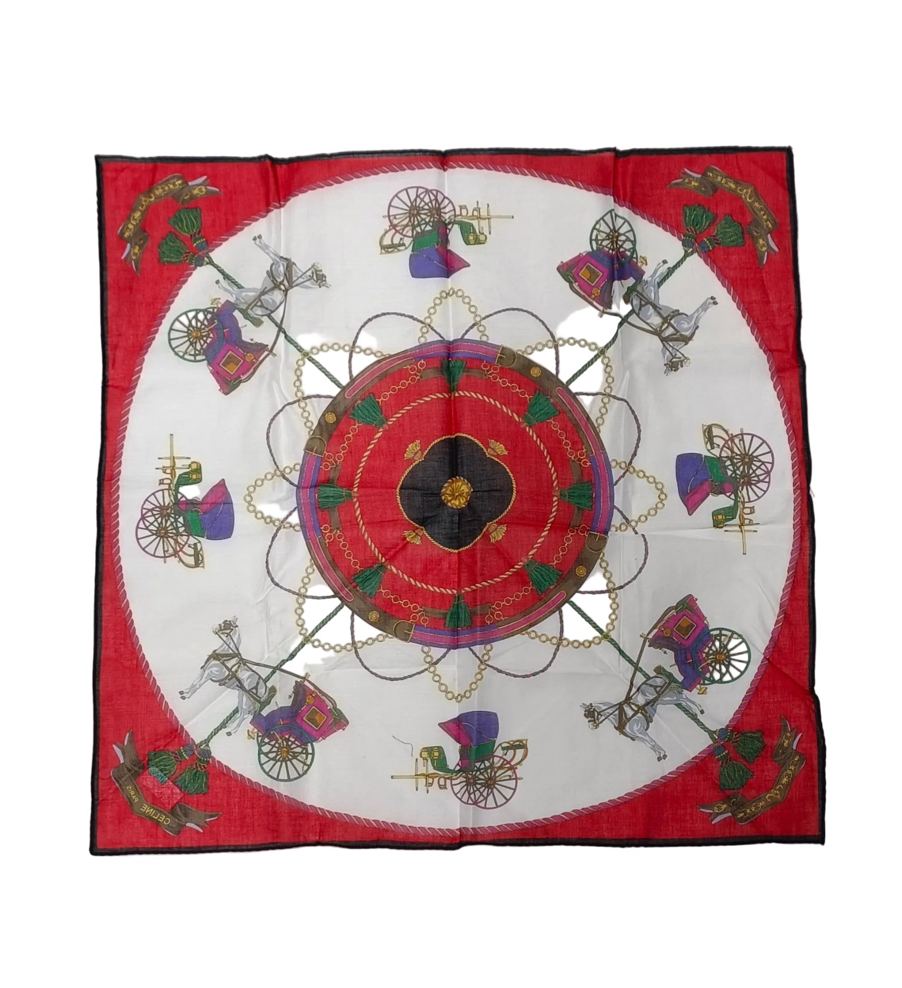 Celine Silk Handkerchief Secondary image