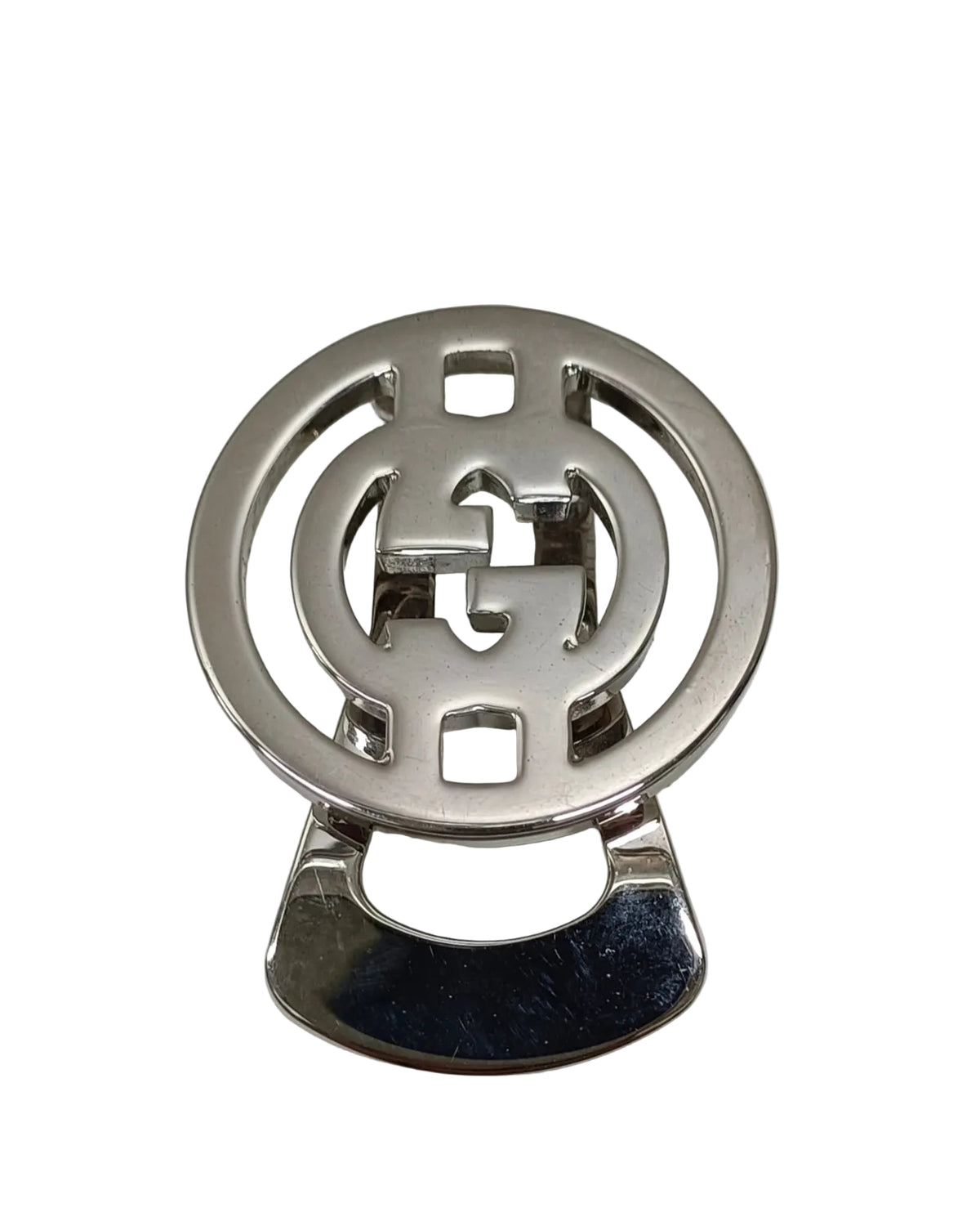 Gucci Made In Italy Silver Money Clip-Gucci Logo Design Main image