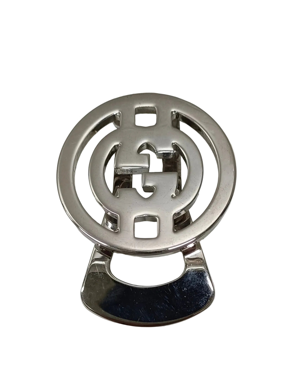 Gucci Made In Italy Silver Money Clip-Gucci Logo Design