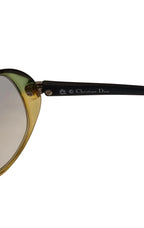 Christian Dior Sunglass-Vintage Green & Yellow