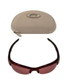 Oakley Sunglass-Orange Lens-Square-Brown Frame