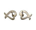 Tiffany & Co Sterling 925 Silver Earring-Paloma Picasso Loving Heart