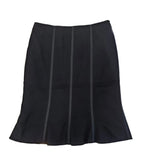 Ferragamo Skirt-Black and Grey Stripes Size 42