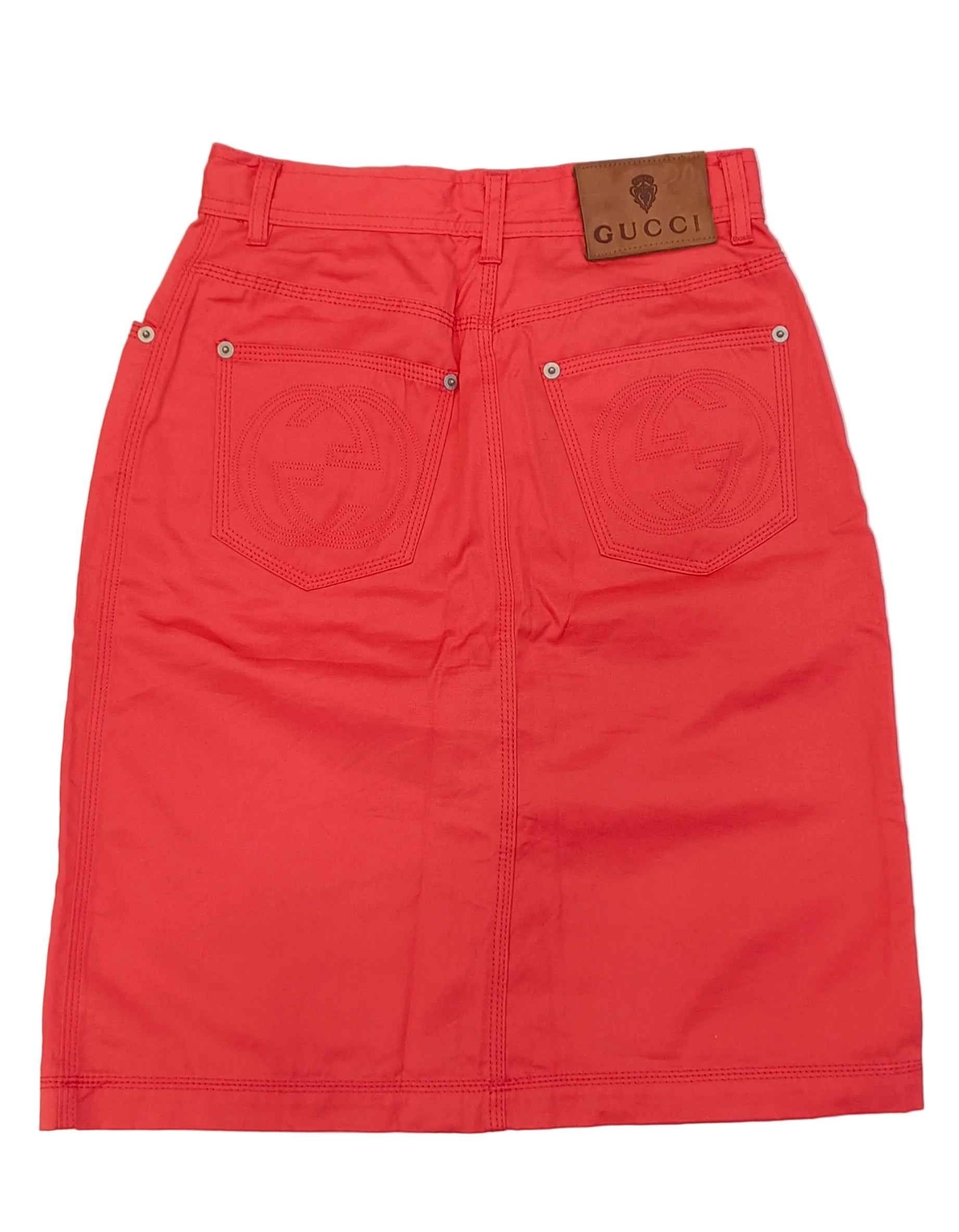 Gucci Skirt-Orange Size 42 Secondary image