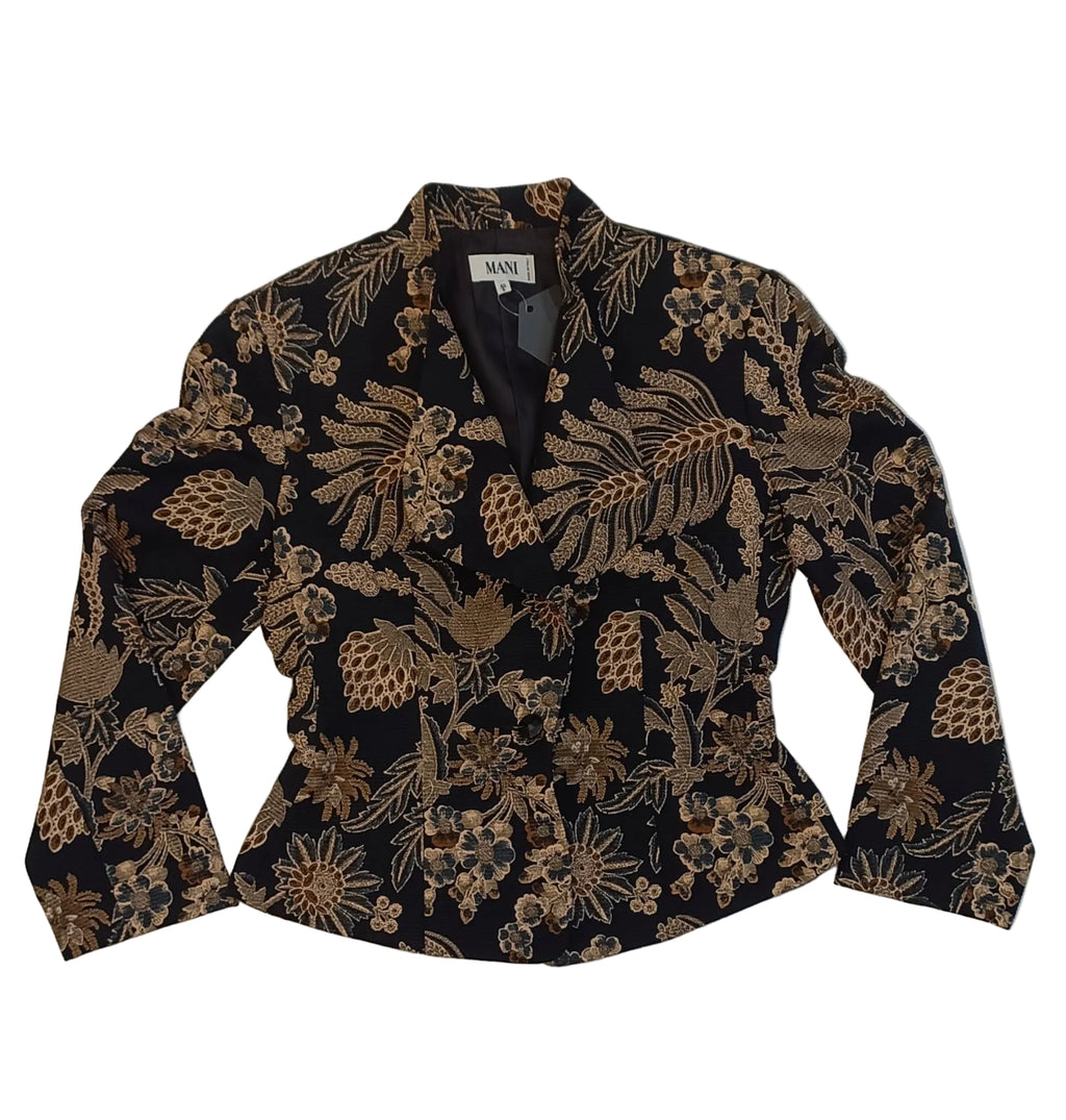 Mani Made In Italy Jacket-Floral Size 40