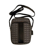 Coach Shoulder Bag-Canvas-Grey & Black
