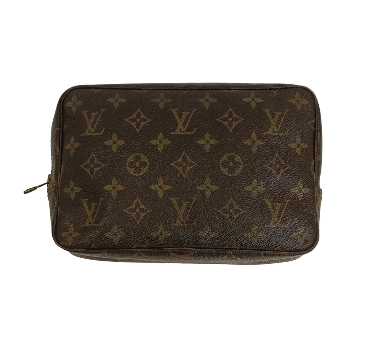 Louis Vuitton Clutch Bag-Brown Leather