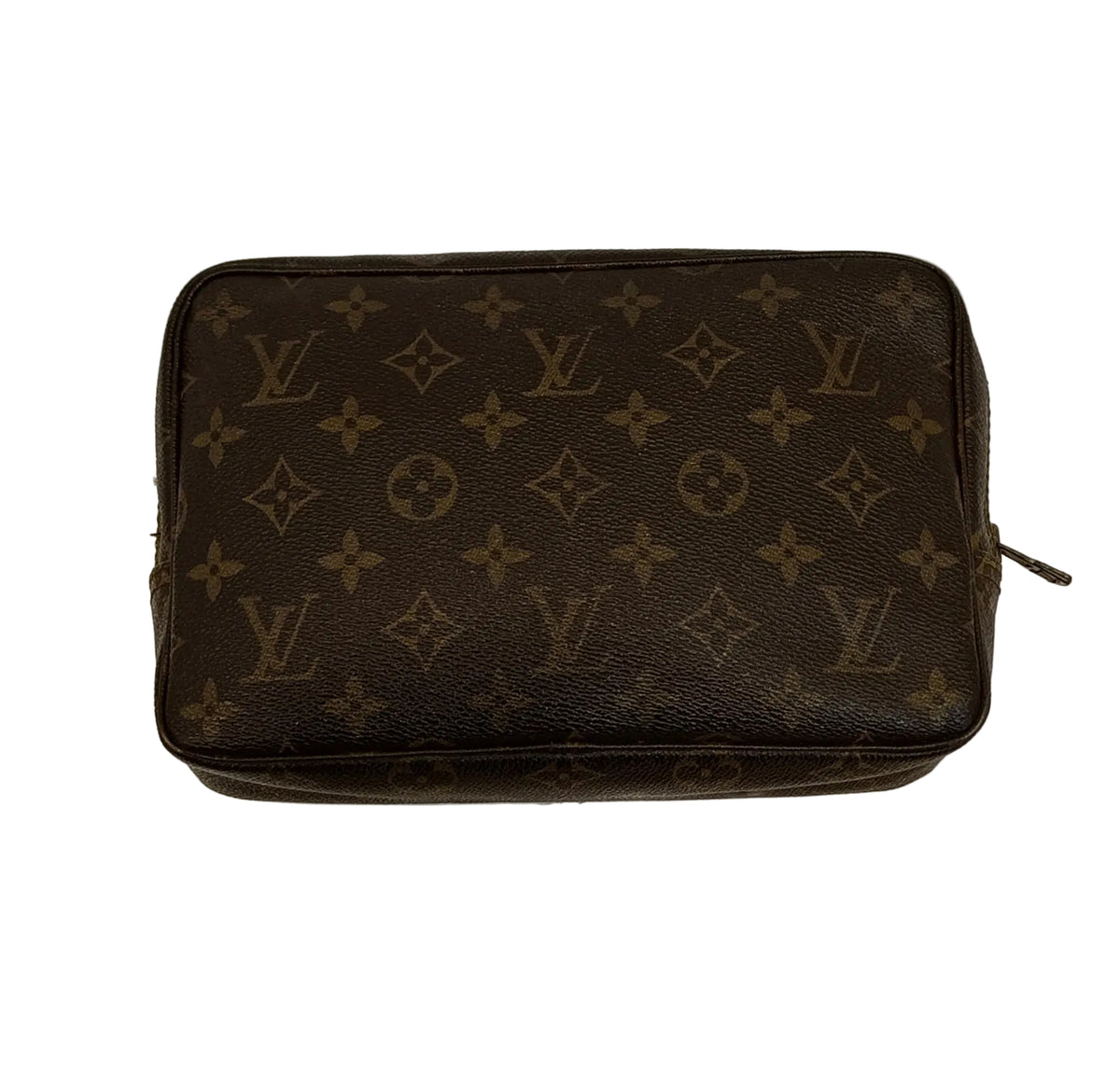 Louis Vuitton Clutch Bag-Brown Leather